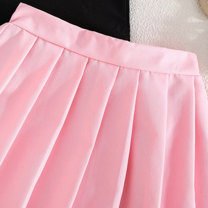 <span class=keywords><strong>Abbigliamento</strong></span> per bambini per bambine 4-8y alla moda senza maniche squisito a motivi floreali gonna corta a pieghe elegante Set di due pezzi per bambine - Product Image 5