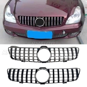 Bandes décoratives pour calandre de voiture, kit carrosserie de calandre de course, calandre avant pour Mercedes Benz CLS Classe W219 2005-2008 Extérieur - Product Image 1