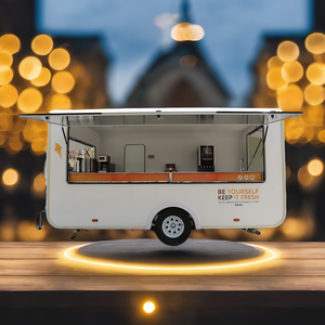 Remorque alimentaire mobile personnalisée, camion de restauration, remorque à café, remorque à hot-dogs, produite par Gigafactory - Product Image 5