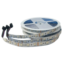 Bande lumineuse LED SMD5050 haute luminosité 5M flexible DC12V USB dimmable couleur unique blanc cuivre résistant à la chaleur IP20 intérieur