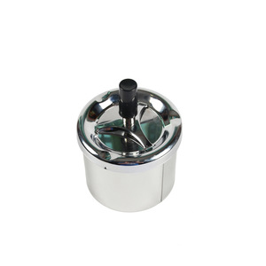 Factory Wholesale Free Standing Spinning Floor Metal Made Decorative Large <strong>Ashtray</strong> Trash Can Custom Designs Outdoor <strong>Ashtray</strong> - Product Image 6