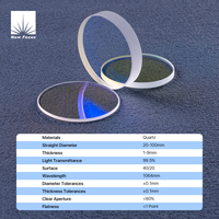 Nouvelles lentilles de protection laser Focus 24.9x1.5 27.9x4.1 pour têtes de découpe à fibre Raytools/WSX/Hans