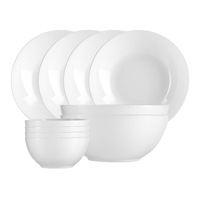 Collection de vaisselle Luminarc Pure Opal Glass : Assiettes, bols, service de table simple, bols à soupe, plats à poisson, plats chauds, vaisselle en verre opale