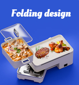 <span class=keywords><strong>Olla</strong></span> Eléctrica Cuadrada de 5L Estilo Coreano con Parrilla, Multiusos, para Cocinar, Regalo de Cocina Más Vendido en 2025 - Product Image 5