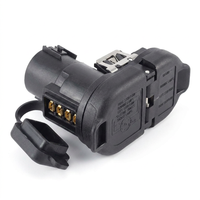 Adaptateur de camion de style américain 7 broches vers 4 broches, connecteur de remorque