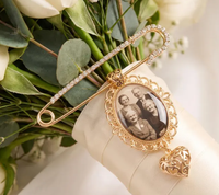 Breloques photo personnalisées pour remise de diplôme 2027, en forme de cœur d'ange, en fer |   Coffret cadeau personnalisé 'I Always You' pour