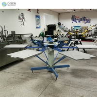 SPE-113T tres paletas color rápida de prendas de vestir de gran pantalla de seda impresora de plástico