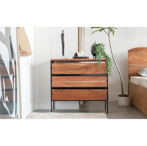 ตู้ลิ้นชักที่หรูหราด้วยการออกแบบที่ไร้กาลเวลาและความจุขนาดใหญ่เหมาะสำหรับพื้นที่ห้องนอนคลาสสิกหรือทันสมัย - Product Image 1