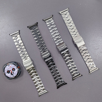 Bracelet de montre en titane de luxe pour galaxy Watch7 ultra Bracelet en métal à double fermoir pour Samsung Watch7 Ultra 47mm Bracelet en métal en titane