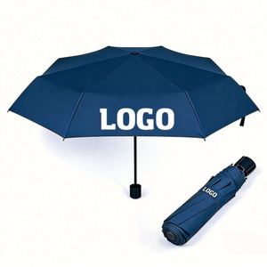 Promotional Multi Color Custom Logo 3 <b>Folding</b> 3-<b>Folding</b> Sun and Rain Water-Repellent Umbrella With Uv Protection - Product Image 1