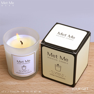 Bougie aromathérapeutique à la cire de soja tendance et très vendue, écologique, longue durée, multicolores, pour la maison, le bureau, la salle de mariage, désodorisant - Product Image 2