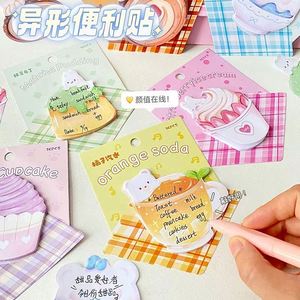 Cartoon Cute Multi-Color Special-Shaped Self-Adhesive <b>Memo</b> <b>Pads</b>-High-Value Learning Office Supplies for Record <b>Memos</b> School - Product Image 3