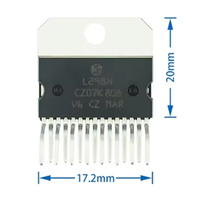 Chip Driver Motor Stepper/Driver Bridge Saklar Internal L298N L298