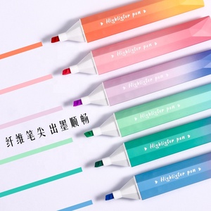 ชุดปากกาไฮไลท์สีพาสเทล หัวตัดเฉียง สวยงาม 12 สี สำหรับการจัดหมวดหมู่สี วางแผนงาน และจดบันทึก - Product Image 5