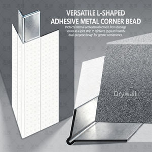 Profilé d'<span class=keywords><strong>angle</strong></span> en métal plaqué papier pour cloison sèche, 90 degrés, extérieur - Product Image 5