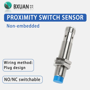 BXUAN M12 4ワイヤ出力PNP NO NC検出距離4mm誘導赤外線スイッチ円筒近接センサー - Product Image 2