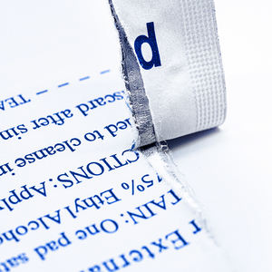 Tampons d'<span class=keywords><strong>alcool</strong></span> <span class=keywords><strong>isopropylique</strong></span> à 70% jetables, 100 pièces, 3*6 cm, pour le nettoyage ménager - Product Image 2