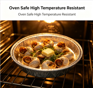 Plaque de cuisson jetable en aluminium de 6,5 pouces <span class=keywords><strong>pour</strong></span> aliments chauds et froids, idéale <span class=keywords><strong>pour</strong></span> la cuisson des <span class=keywords><strong>escargots</strong></span> - Product Image 5
