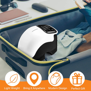 Masajeador de rodilla de fisioterapia eléctrico inteligente con alivio del dolor de calor, tratamiento articular de artritis y máquina de masaje de rodilla con compresa caliente - Product Image 3