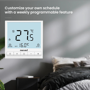 <span class=keywords><strong>Thermostat</strong></span> intelligent WiFi LCD 4 pouces programmable <span class=keywords><strong>pour</strong></span> la température ambiante, <span class=keywords><strong>thermostat</strong></span> domestique, application TUYA <span class=keywords><strong>pour</strong></span> le <span class=keywords><strong>chauffage</strong></span> par le <span class=keywords><strong>sol</strong></span> - Product Image 3