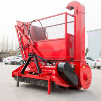 Outil de récolte de fourrage avec hachoir Machine de coupe de paille de maïs Moteur Boîte de vitesses et entraînement de roulement Utilisation du tracteur Blé