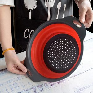 Kitchen Colander Strainers Collapsible Plastic Fruit and <b>Vegetable</b> Colanders with Handles - Product Image 4