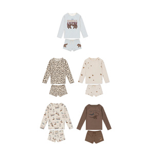 <span class=keywords><strong>Maillot</strong></span> de bain personnalisé pour garçons, doux, à manches longues, pour l'été, la plage, les bébés - Product Image 5
