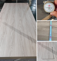 Panneau MDF mélaminé 4x8 pieds, qualité E1, grain de bois synchronisé pour meubles de cuisine