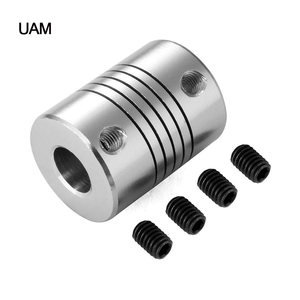 <span class=keywords><strong>Disque</strong></span> de couplage flexible, accessoires pour imprimante 3D, coupleur de moteur à tige filetée en alliage d'aluminium, pièces usinées CNC personnalisées - Product Image 6