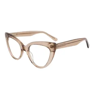 Fashion Women Spectacle Frames Clear Cat eye shape Eyeglasses Acetate Eyewear Frame Glasses