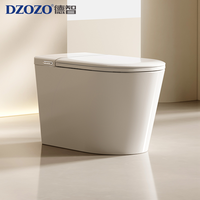 S021 Bidet intelligent moderne, toilettes intelligentes, ouverture automatique, réservoir électronique dissimulé, design monobloc pour hôtels, restaurants