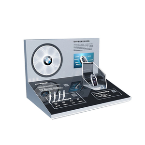 Support d'affichage <span class=keywords><strong>de</strong></span> clés <span class=keywords><strong>de</strong></span> voiture en acrylique personnalisé avec éclairage LED, station d'affichage électronique moderne pour concessionnaires automobiles - Product Image 2