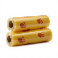 Film alimentaire PVC en rouleau jumbo, haute transparence, haute durabilité, résistant à l'humidité, pour la conservation des aliments, prix de gros bas