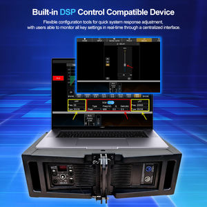 HDL30AA Double 10 pouces 2000W Néodyme DSP 2200W Amplificateur Subwoofer Basse Actif Professionnel Double 10 pouces Haut-parleurs Line Array - Product Image 4