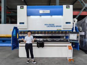 Da66t 250T 3200 8 + 1 Trục CNC Điều Khiển Thủy Lực Báo Chí Phanh Máy Thép Tấm Uốn Từ Trung Quốc - Product Image 2