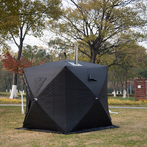 Carpa de Sauna Portátil Oxford de Una Habitación, Suministro de Fábrica, <span class=keywords><strong>Material</strong></span> Grueso, Desplegable, para Acampar, con Dos Ventanas, Resistente al Viento - Product Image 2
