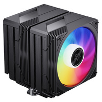 Enfriador de PC Snowman AX660-ARGB-BK de Alta Potencia, Gran Venta, Admite Personalización, Radiador con 6 Tubos de Calor para Procesador