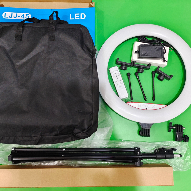 Ready to Ship 18Inch Dimmable LED Ring Light Kit 45cm Ring Lamp