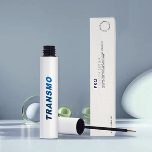 Emballage personnalisé avec logo, flacon de sérum pour cils de 6 ml avec bouchon à vis pour huile de croissance des sourcils, tube d'eye-liner avec pinceau applicateur - Product Image 1