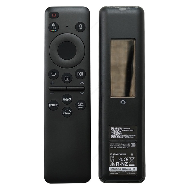 BN59-01432C Solar Voice USB-C Rechargeable Remote Control with Solar Charging Use for Samsung 2023-2024 Neo QLED 8K Smart TVs
