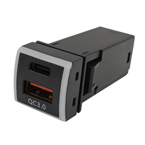 12V <span class=keywords><strong>c</strong></span>ổng <span class=keywords><strong>USB</strong></span> ánh sáng màu xanh Sạ<span class=keywords><strong>c</strong></span> xe hơi QC3.0 <span class=keywords><strong>USB</strong></span> <span class=keywords><strong>C</strong></span> PD ổ <span class=keywords><strong>c</strong></span>ắm kép xe <span class=keywords><strong>USB</strong></span> sạ<span class=keywords><strong>c</strong></span> cho Toyota Prado Corolla RAV4 Camry Hiace - Product Image 1