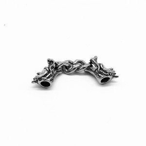yunnique Stainless Steel Chain <b>Spacer</b> Bead Irregular Shape For Bracelet Making Glossy Retro Color GZY-PJ0105 - Product Image 2