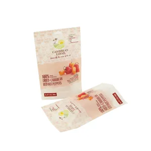 Embalaje impreso personalizado frutas liofilizadas claro ziplock plástico bolsa de embalaje de verduras secas con logotipo personalizado
