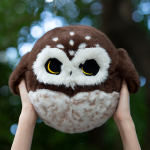 Jouets en peluche personnalisés en gros Poupées Brid Animal à fourrure Jouet en peluche hibou - Product Image 3