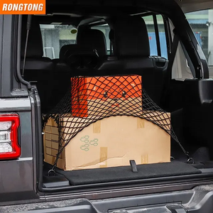 Malla Universal para maletero, red organizadora de almacenamiento de carga para Jeep Wrangler <span class=keywords><strong>JK</strong></span> JL TJ - Product Image 6