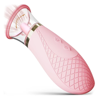Vibrateur Clitoridien à Succion pour Femmes, Jouet Sexuel avec 3 Modes de Succion et 9 Modes de Léchage, Suceur de Clitoris et de Tétons, Orgasme Rapide, Vibrateurs Linguaux, Jouets pour Adultes