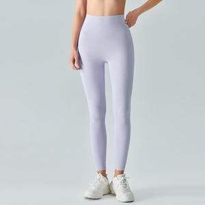 Leggings de yoga de cintura alta para mujer, sin efecto camel toe, control de abdomen, realce de glúteos, pantalones deportivos sin costuras para pilates, correr y fitness OEM ODM - Product Image 1