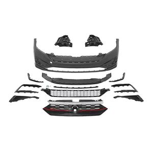ชุดแต่งกันชนหน้า Body Kiy Car Bumpers Facelif Kit พร้อมกระจังหน้า สำหรับ VW <span class=keywords><strong>Jetta</strong></span> ปี 2019-2021 - Product Image 3