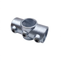Connecteur de main courante 42,4 mm, galvanisé à chaud, connexion rapide et facile, colliers de serrage pour tuyaux