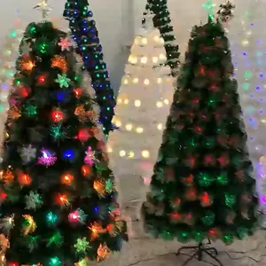 厂家直销定制圣诞树2英尺至6英尺家居装饰蓬松高品质人造圣诞树节日装饰